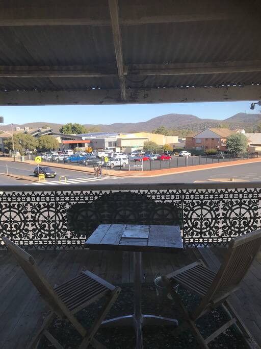 View from The veranda.