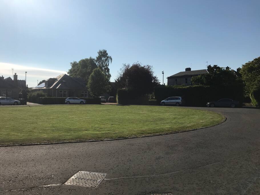 View from driveway