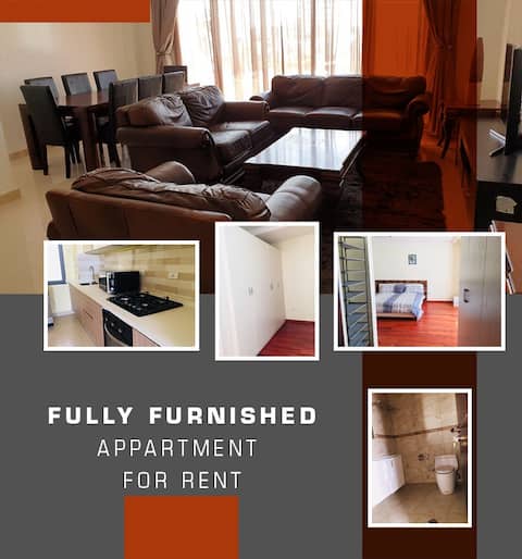 Spacious fully furnished 3 Bedroom Apartment