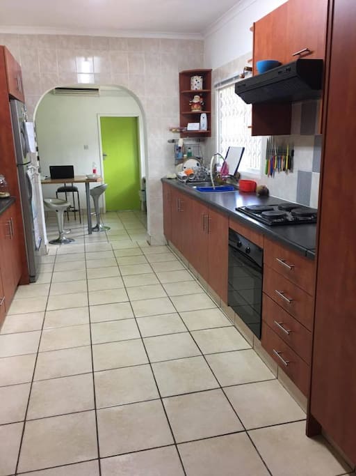 Well equipped kitchen