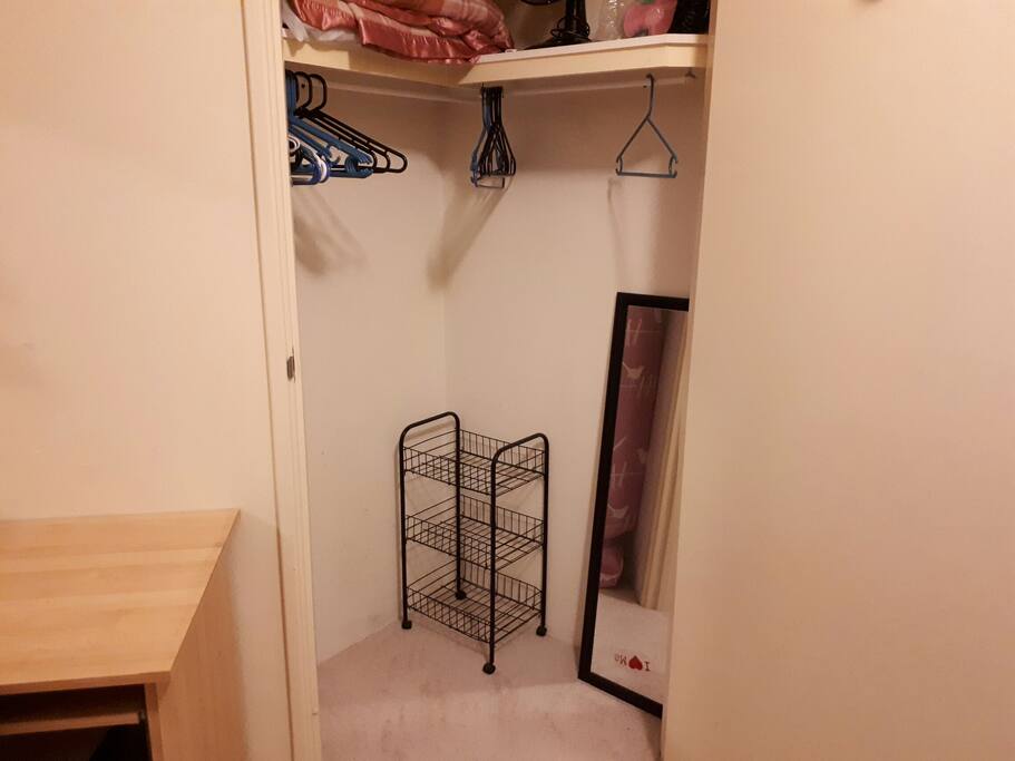 Wardrobe space