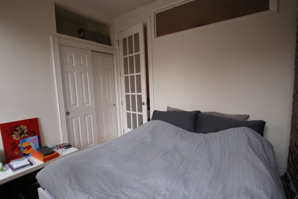 Bedroom - Full, very comfortable queen-sized bed to sleep in