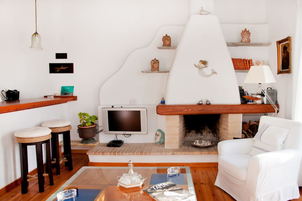 The living area.