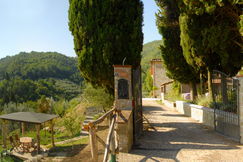 The entrance