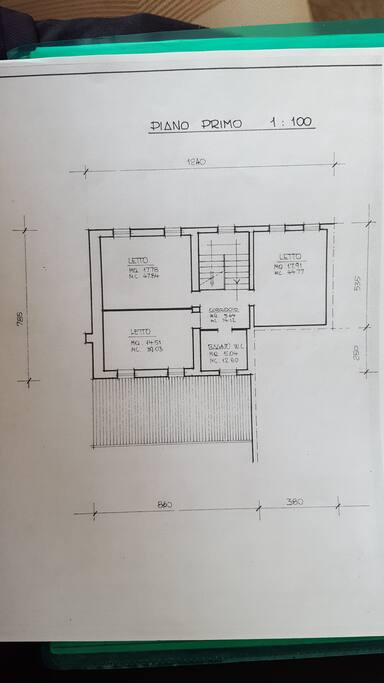 Planimetria del primo piano