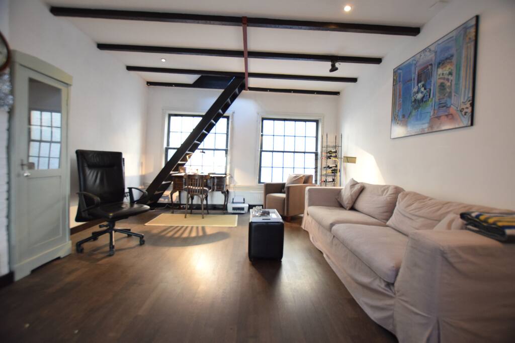 The living room is very spacious