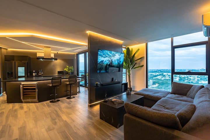 Obývačka a kuchyňa