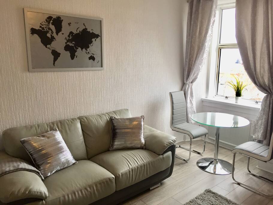 2 large leather sofas....