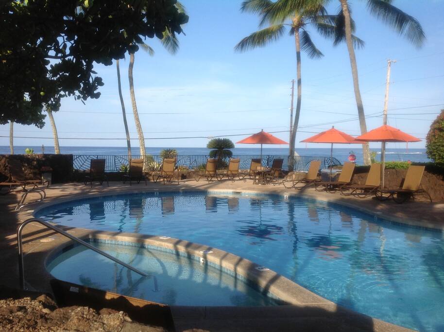 Ocean view pool