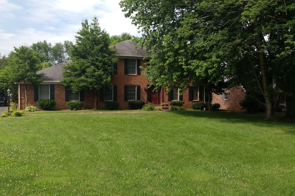 This is the house you will stay in. It has two guest bedrooms that share a common bathroom.