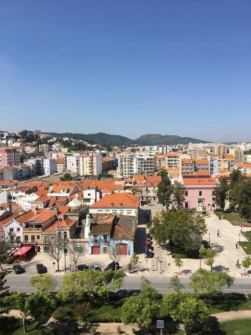 Vista dos quartos