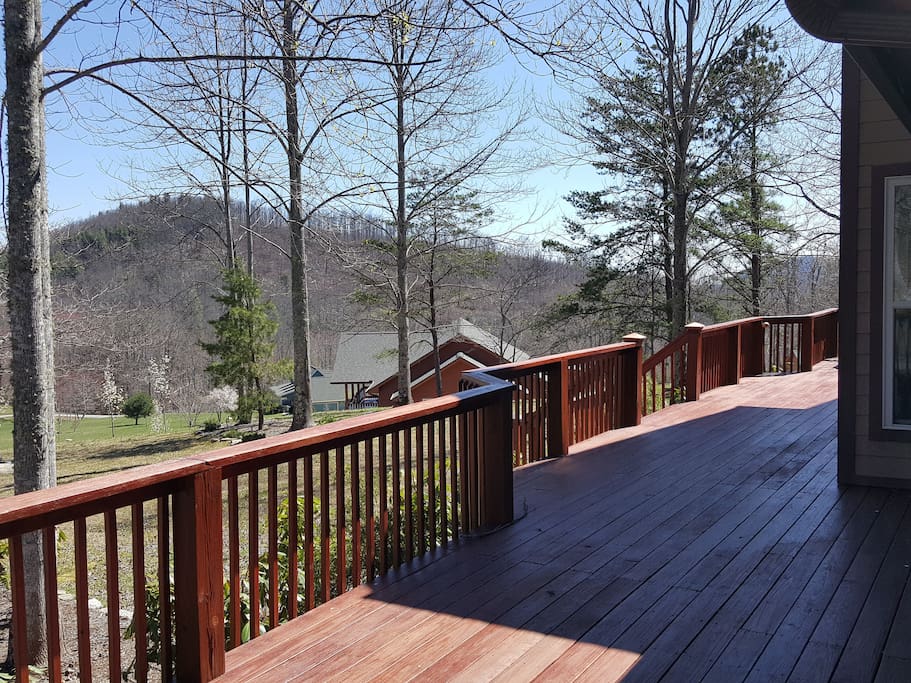Breathtaking deck view