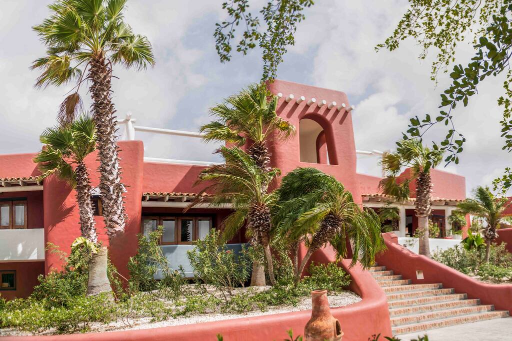Our famous red ocean view villa