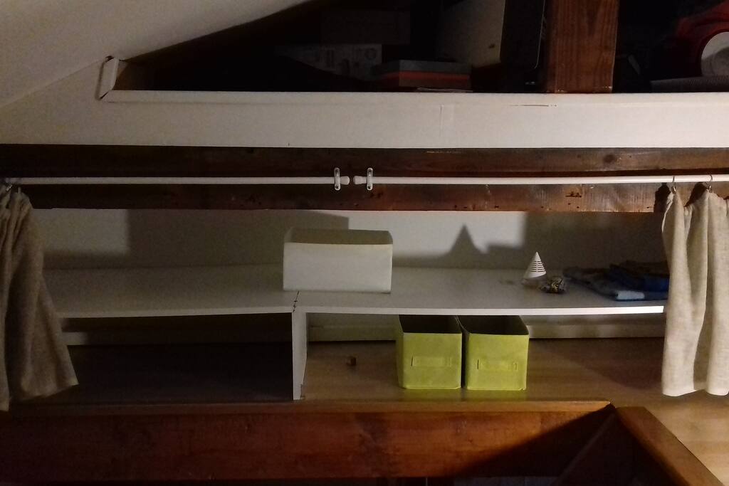 Rangements dans la mezzanine