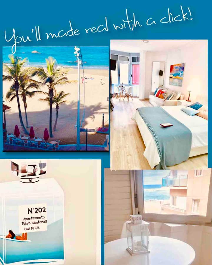 1 cozy loft in front of blue ocean Apartments for Rent in Las Palmas