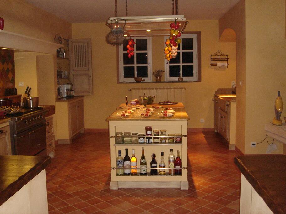 La cuisine avec ilot central