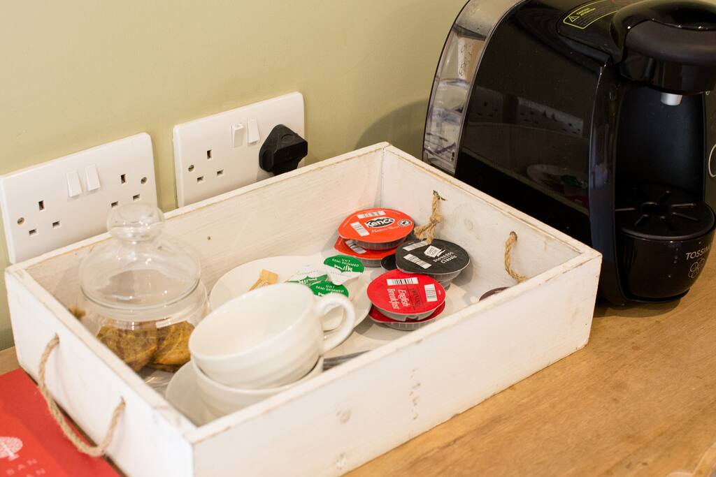 Tea and coffee machine in every room