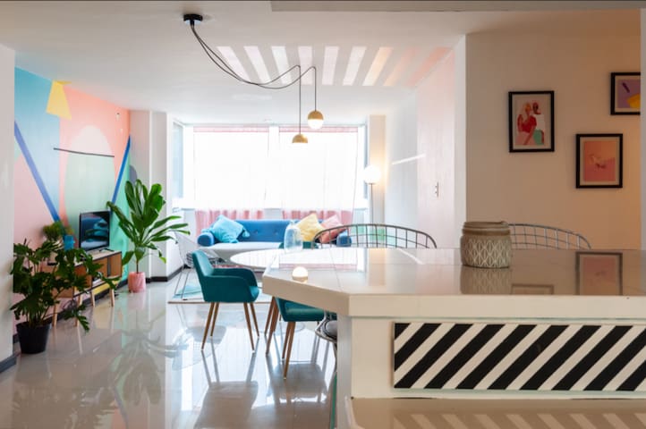 Memphis style, corazón de la condesa