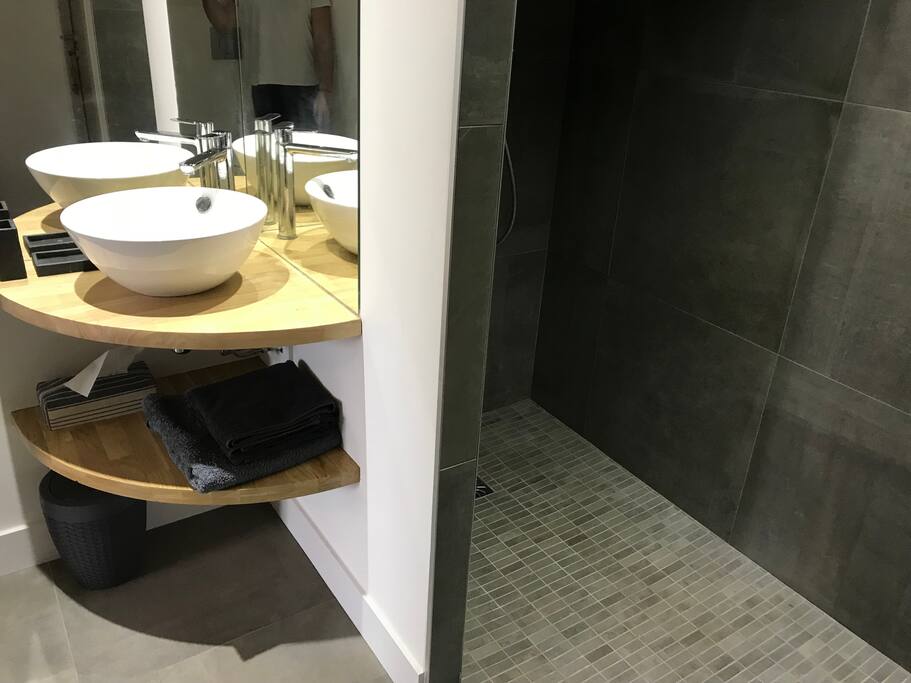 Salle de bain privée + WC