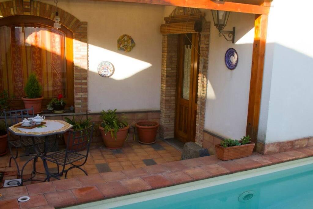 Terrazzino piscina