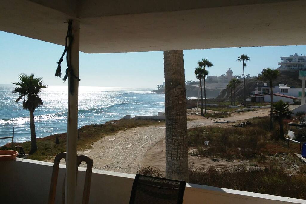 Looking North from the upstairs private deck