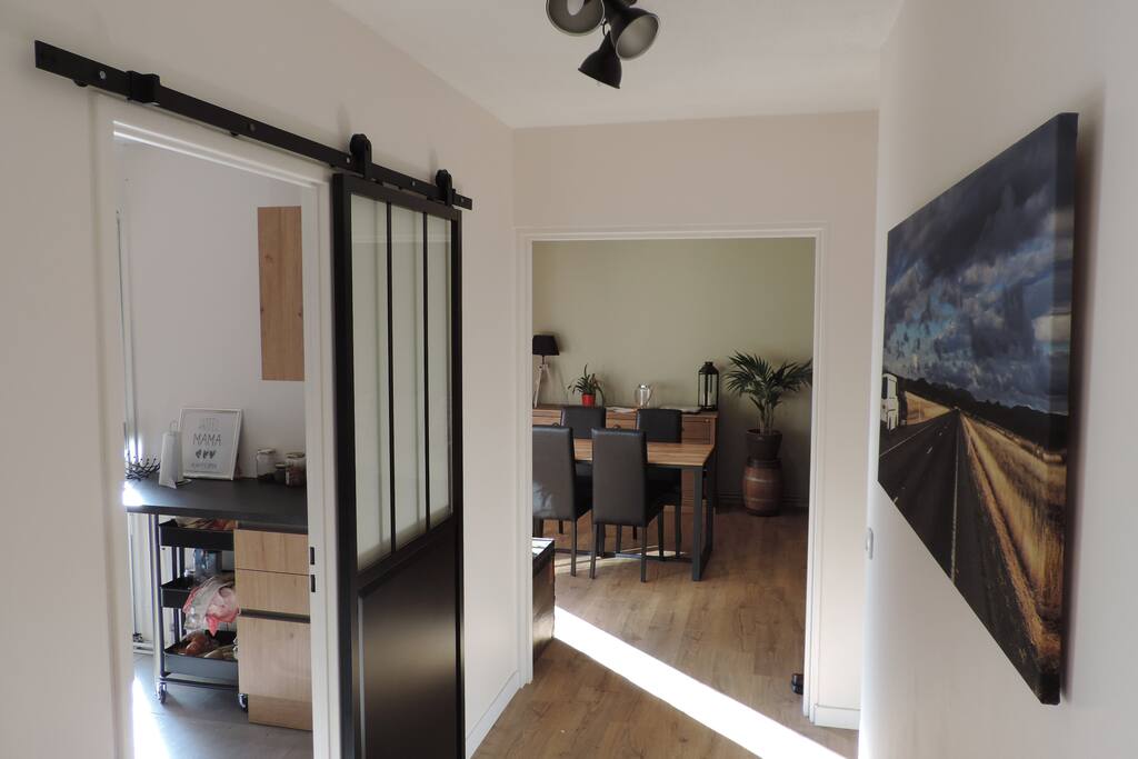View from the corridor