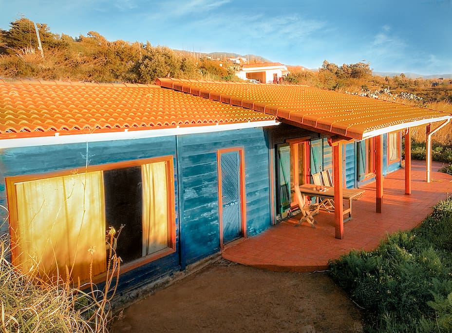 The woodhouse at sunrise