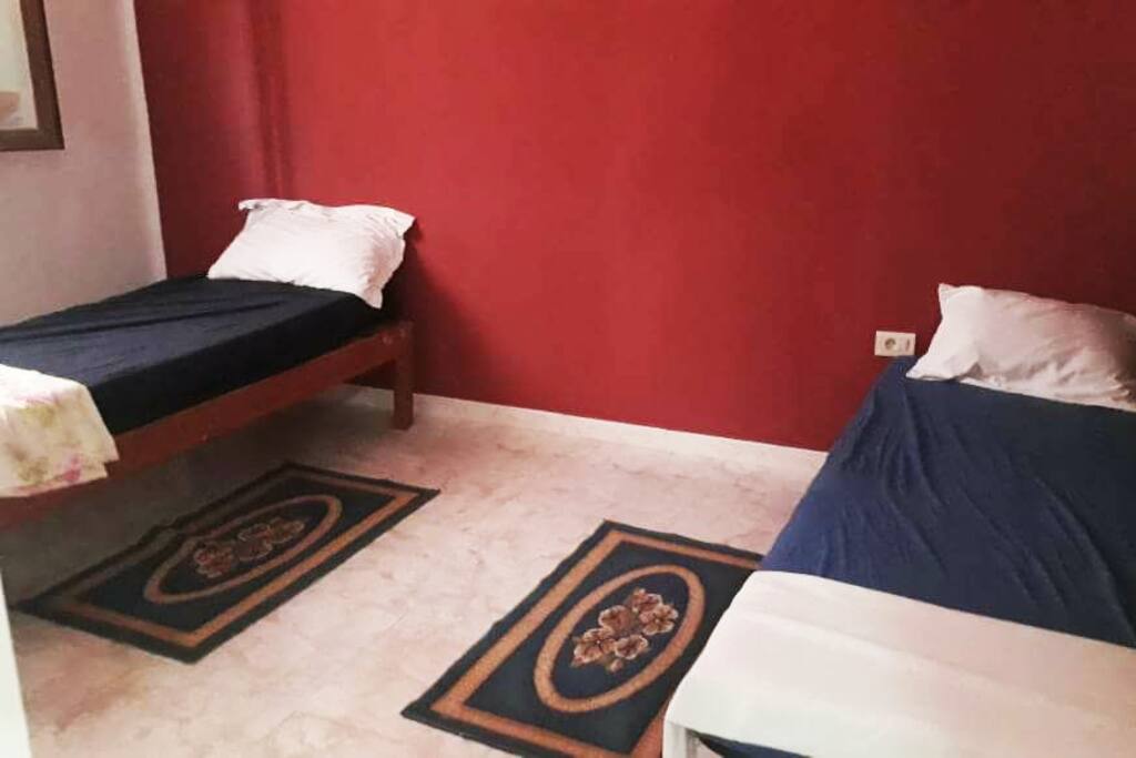 Chambre 2 lits simples