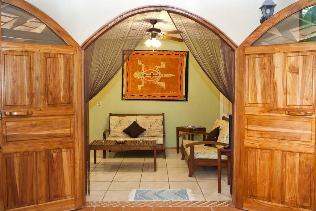 Front doors open from Patio
