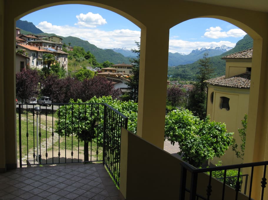 Il panorama dall'ingresso