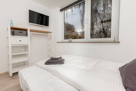 Freundliche Wohnung in Messenähe