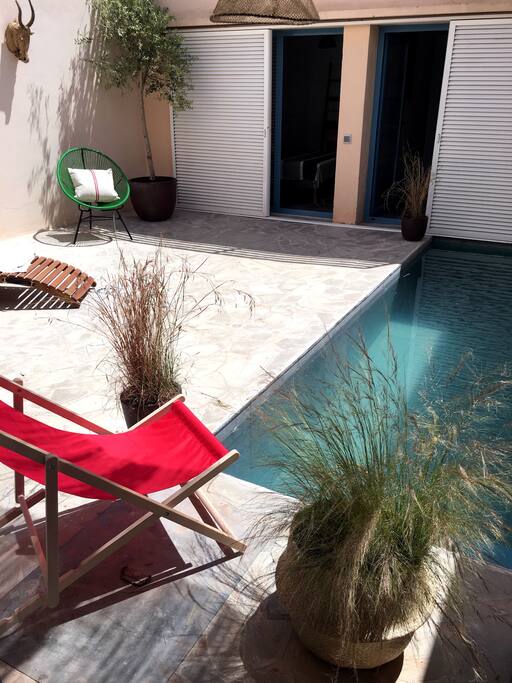 Pool patio