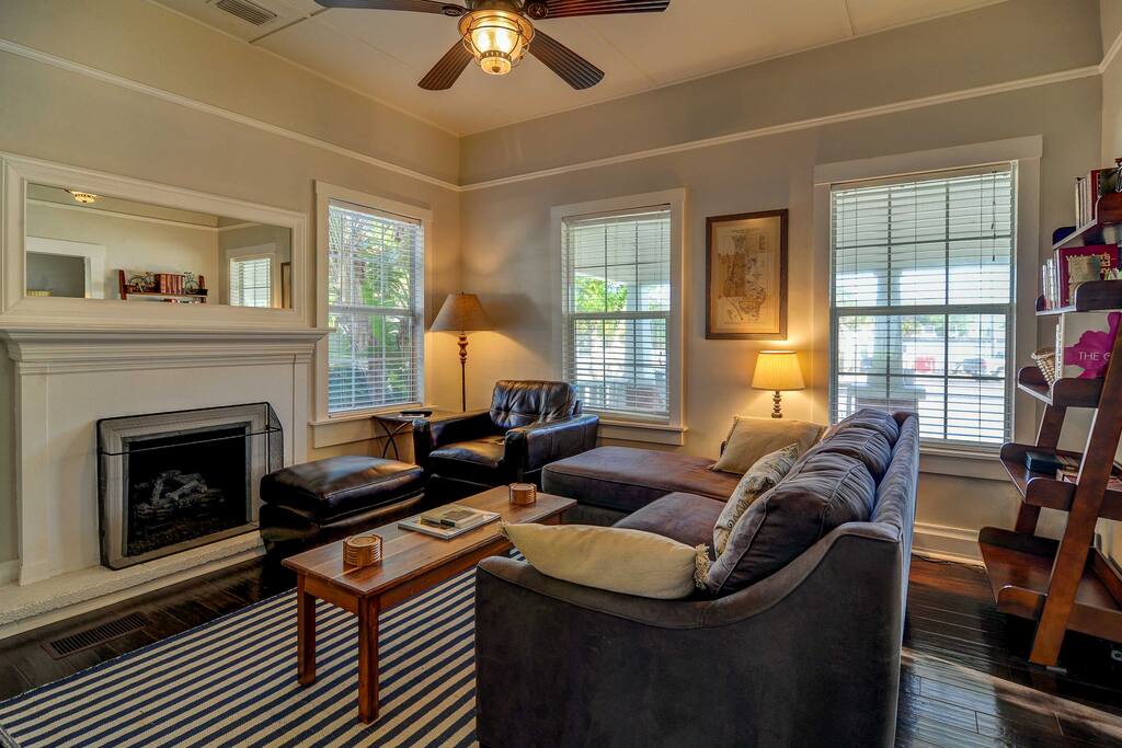 The gorgeous living room.