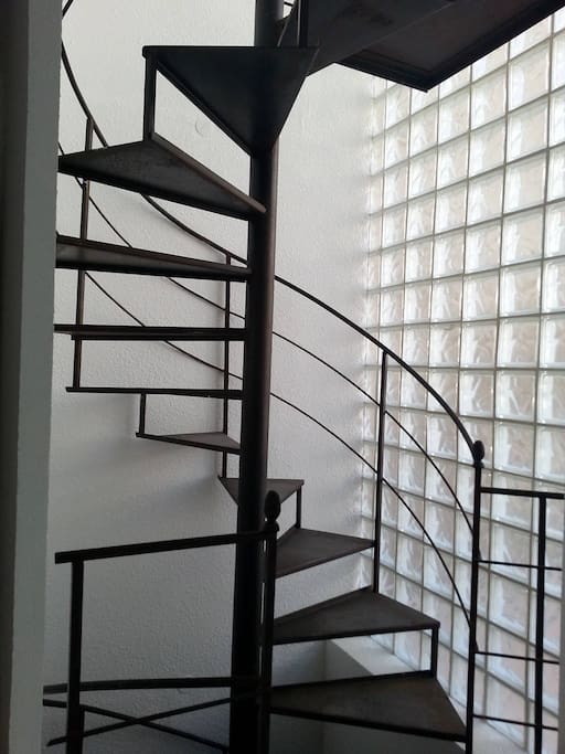 Escalier en fer forgé