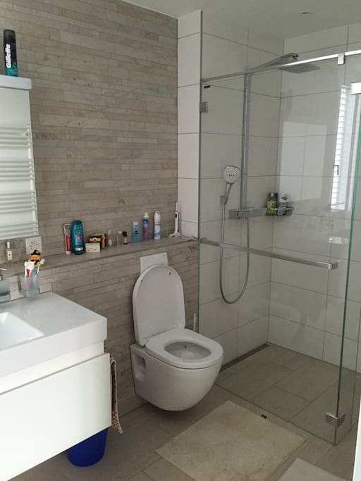 Private Bathroom with walk-in rain shower