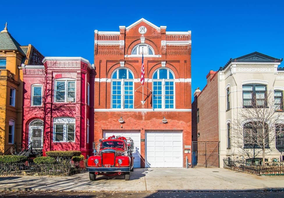 The Historic DC Firehouse 4 Penthouse Unit Houses for Rent in