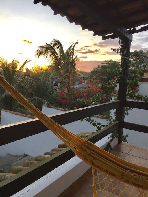 Por do Sol na Varanda