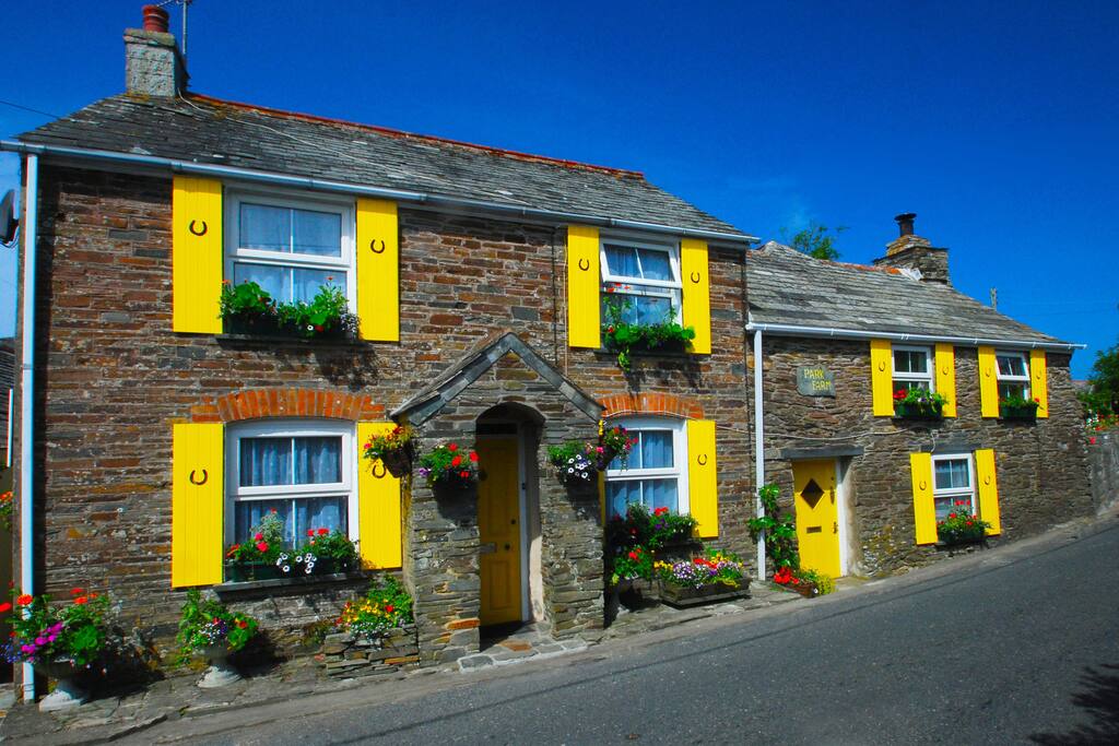 View of the cottages