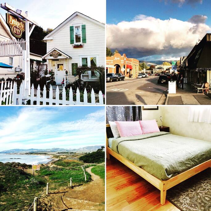 Your Cambria walking adventure begins at the Bridge Street Inn