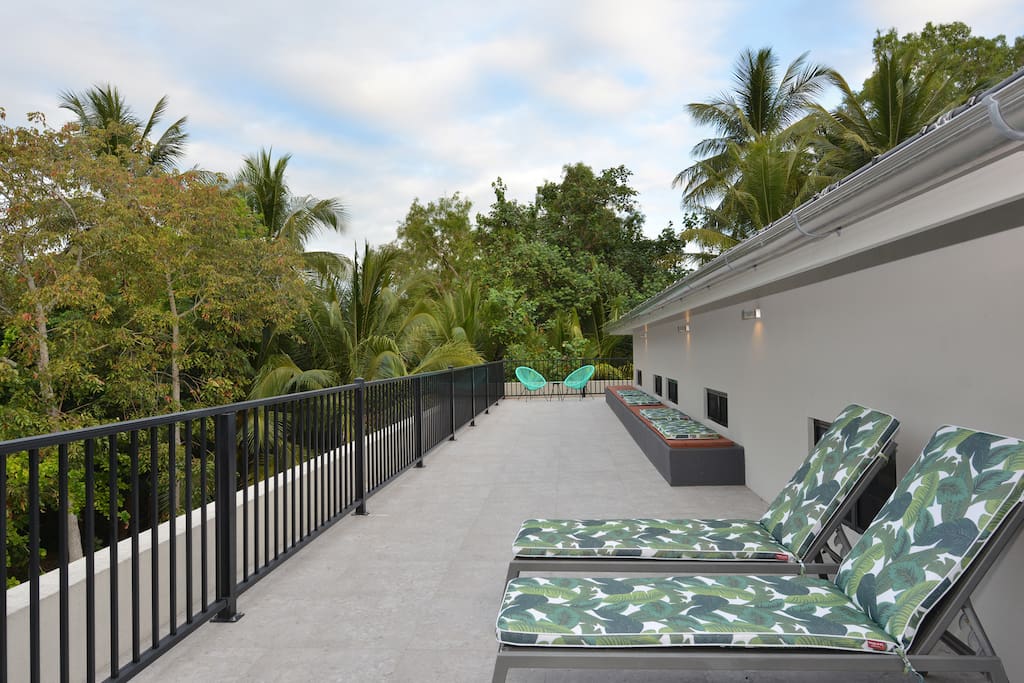 Soak up the sun on the roof deck