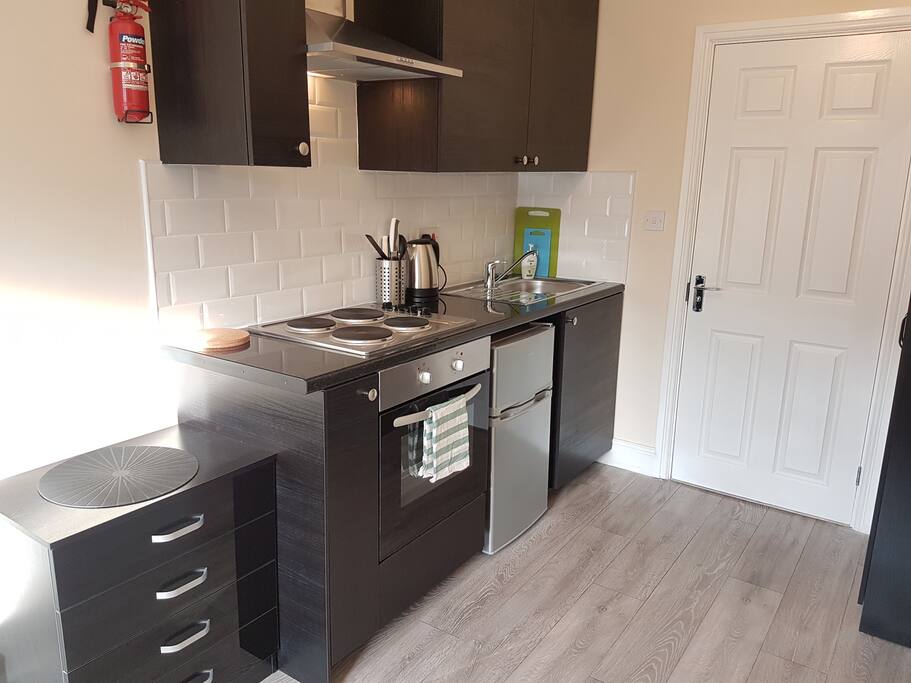 Nice, good size kitchenette with all necessities