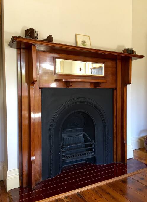 Original fireplace