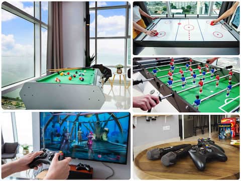 Karaoke, XBOX, AirHockey, PoolTable, Foosball, B.G