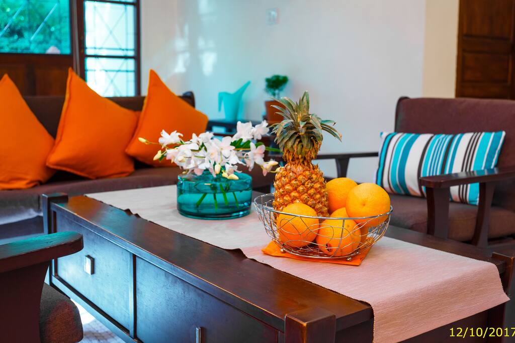 Fresh fruit every day.