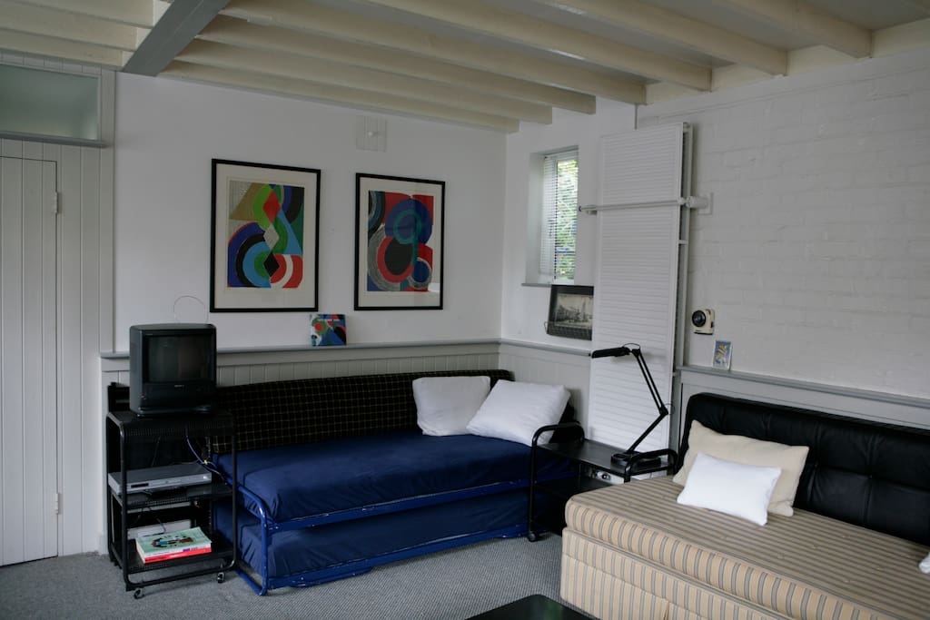 Second sofa bed, can be double.