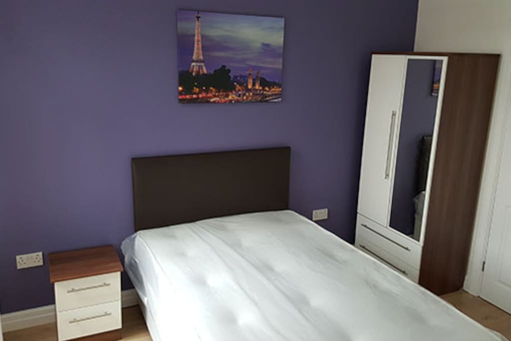 excellent quality bedroom furniture and linen again all new!