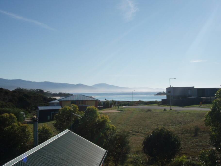 Ocean Views form upstairs deck area