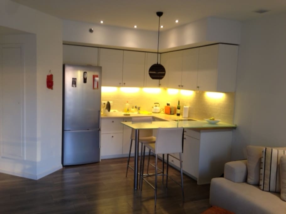 Our well accessorized kitchen