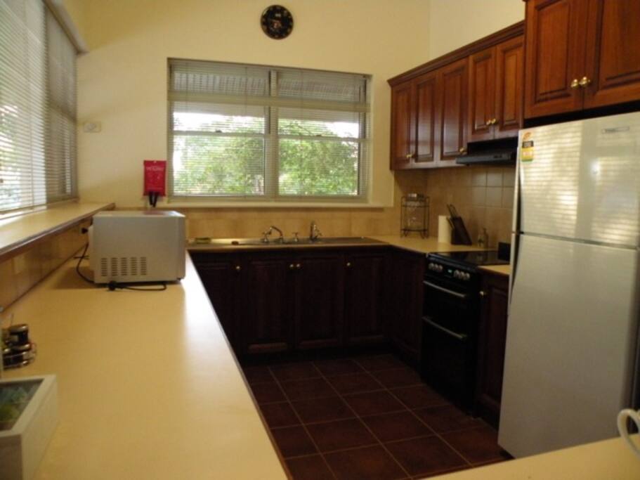 Large well appointed kitchen