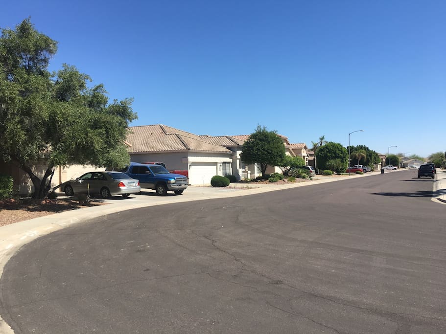 Street view of our neighborhood which is called West Point